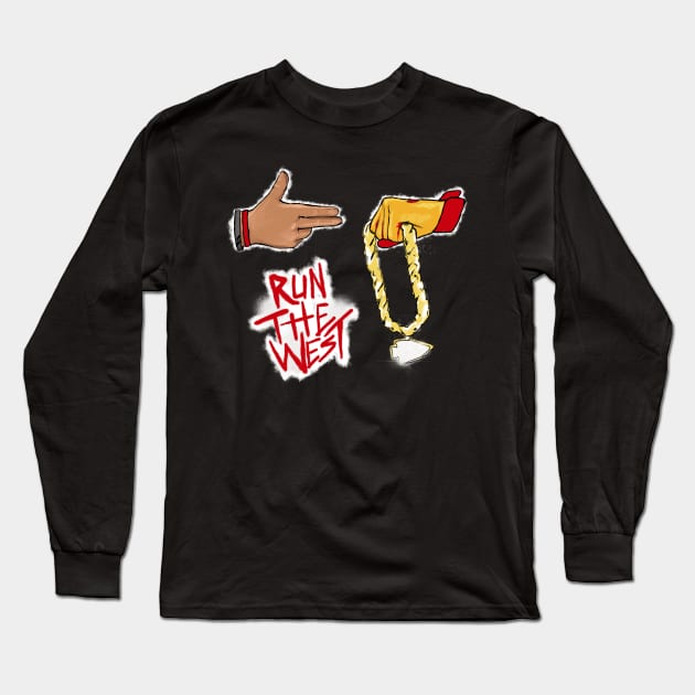 Chiefs x Run the Jewels MASHUP Long Sleeve T-Shirt by RipleyArtShop